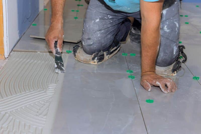 how to remodel a bathroom floor