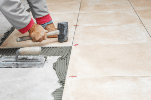 tile over concrete floors