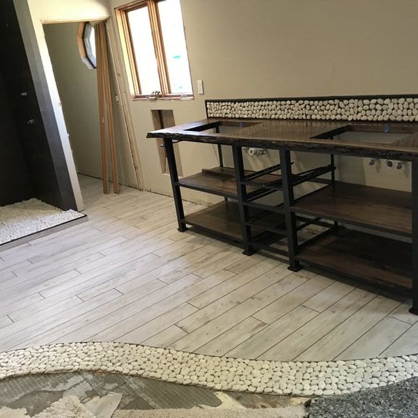 Pebble Floor Tile in Northern Colorado